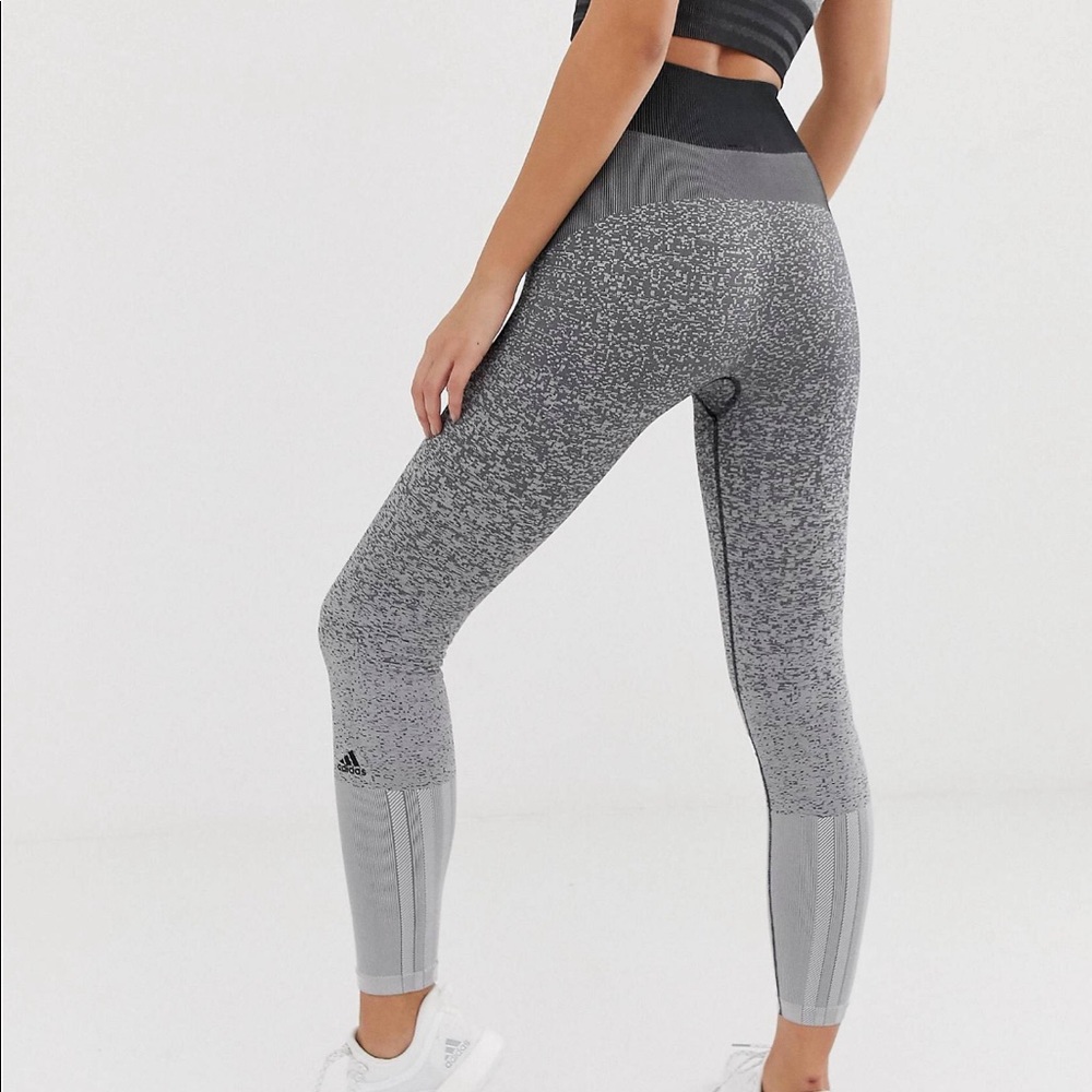 Adidas Training primeknit gray small leggings